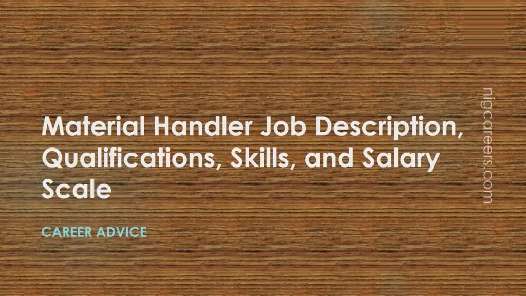 Material Handler Job Description, Skills, and Salary