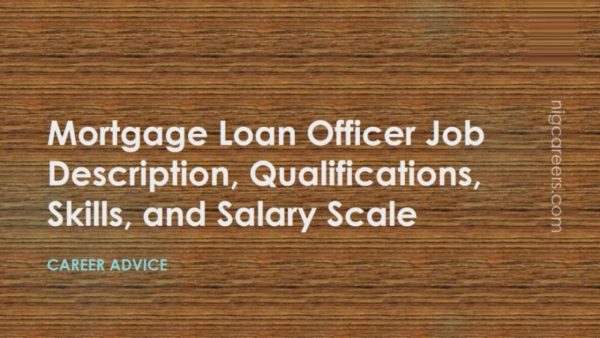 Mortgage Loan Officer Job Description