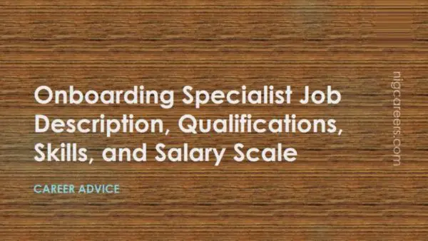 Onboarding Specialist Job Description