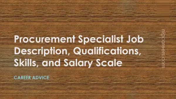 Procurement Specialist Job Description