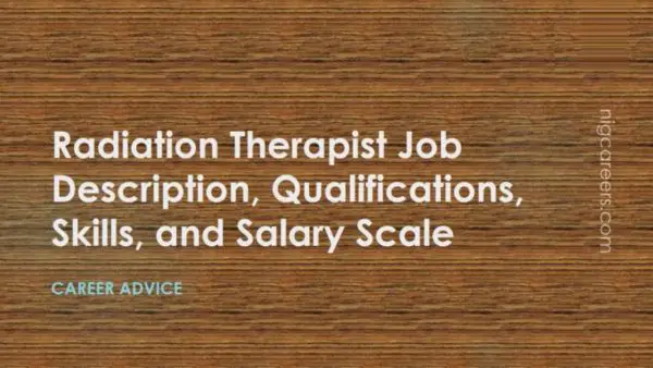 Radiation Therapist Job Description