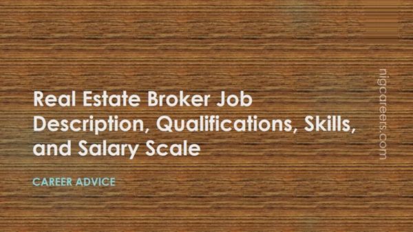 Real Estate Broker Job Description