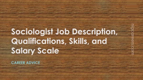 Sociologist Job Description