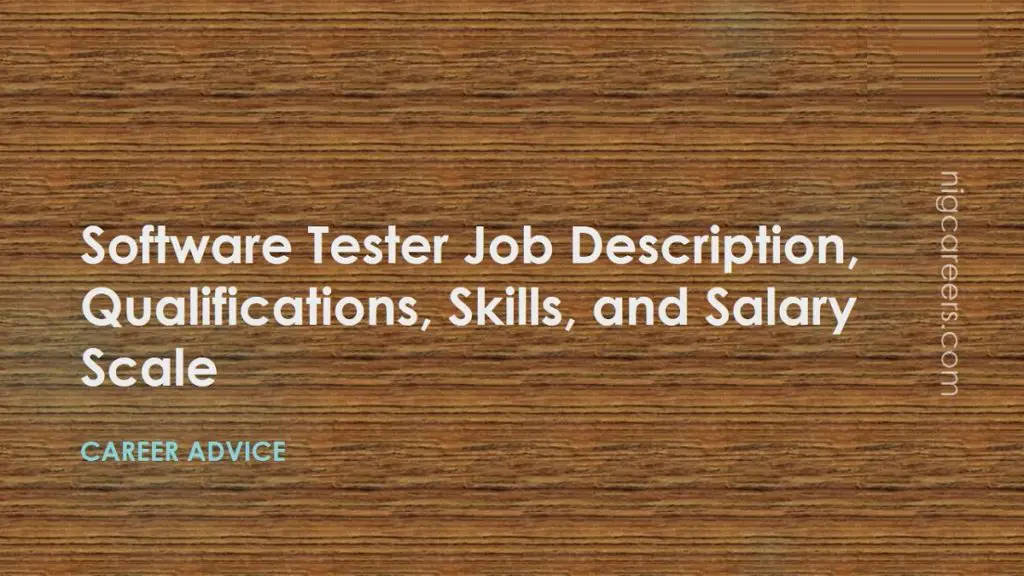 Software Tester Job Roles And Responsibilities