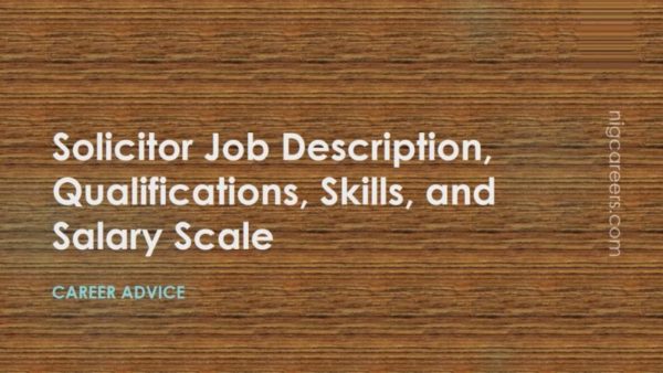 Solicitor Job Description