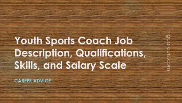 Youth Sports Coach Job Description