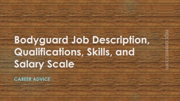 Bodyguard Job Description