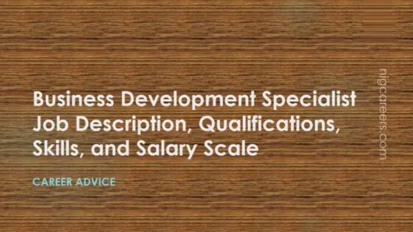Business Development Specialist Job Description