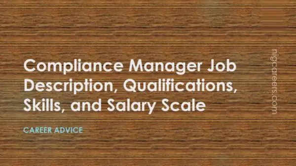 Compliance Manager Job Description