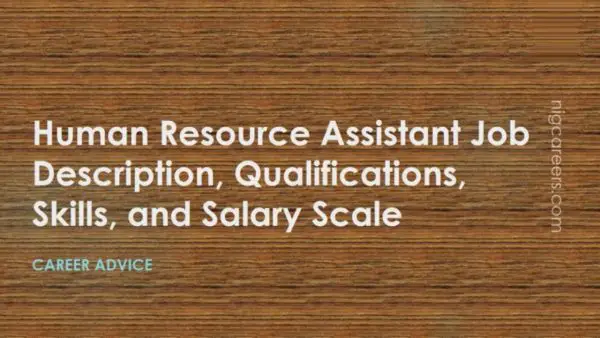 Human Resource Assistant Job Description