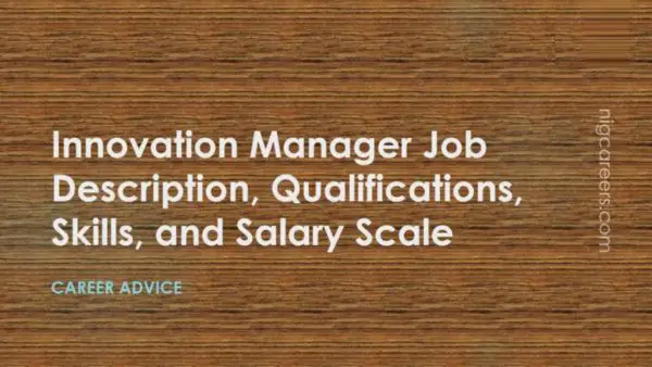Innovation Manager Job Description