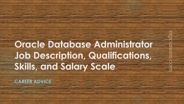 Oracle Database Administrator Job Description