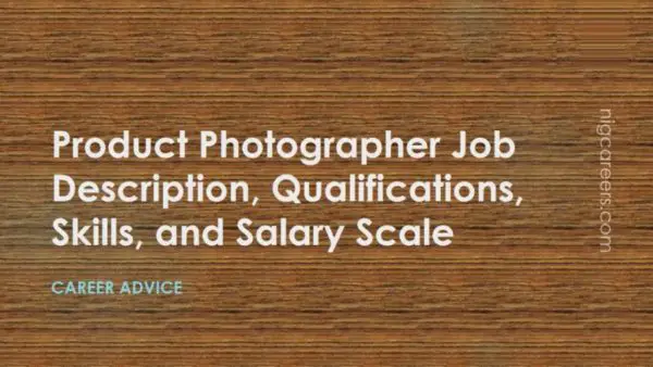 Product Photographer Job Description
