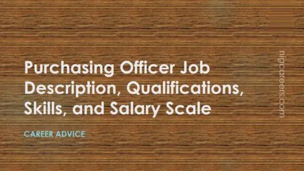 Purchasing Officer Job Description