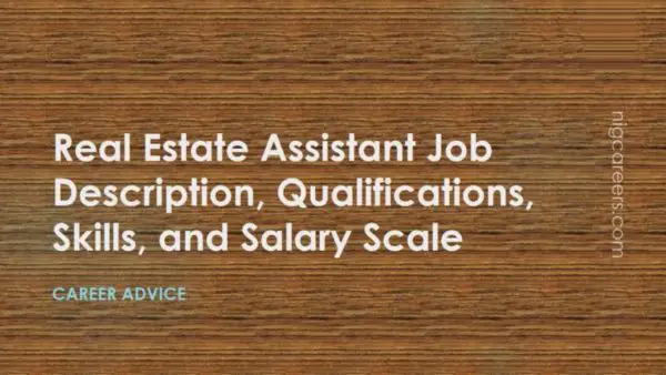 Real Estate Assistant Job Description