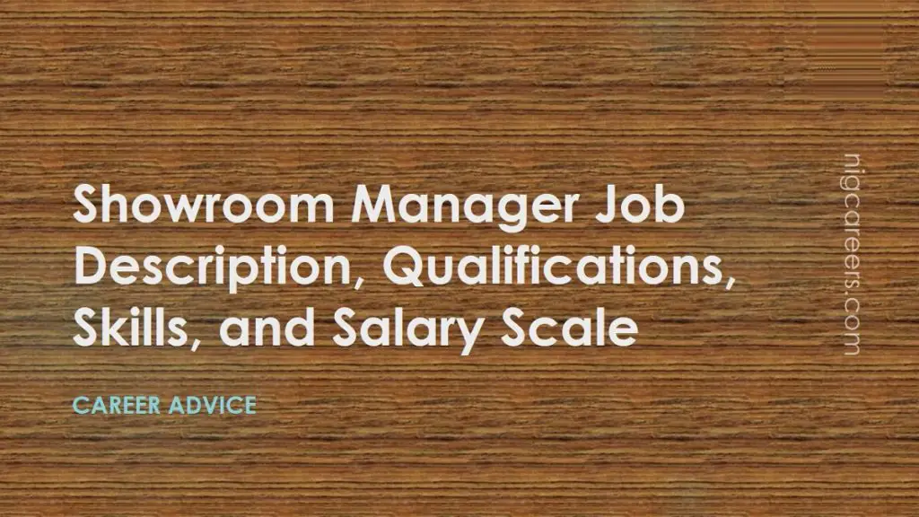  Showroom Manager Job Description Skills And Salary