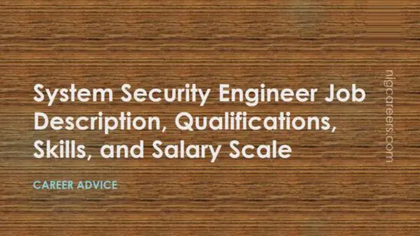 System Security Engineer Job Description