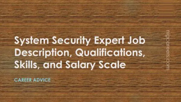 System Security Expert Job Description
