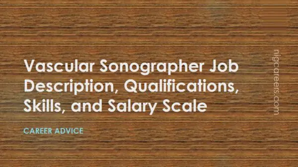 Vascular Sonographer Job Description