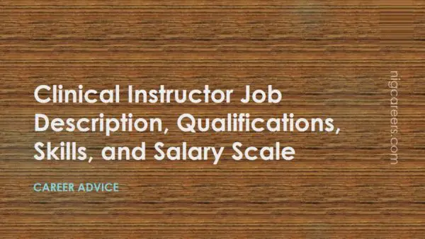Clinical Instructor Job Description