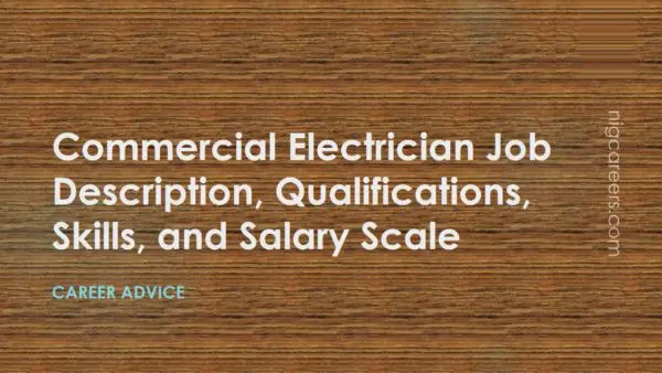Commercial Electrician Job Description