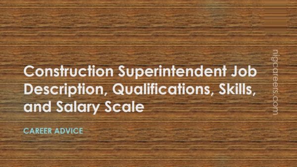 Construction Superintendent Job Description