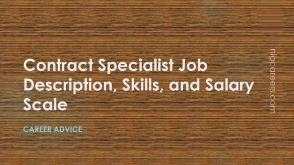 Contract Specialist Job Description