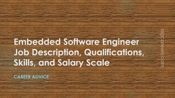 Embedded Software Engineer Job Description