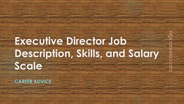 Executive Director Job Description