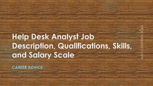 Help Desk Analyst Job Description