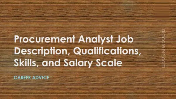 Procurement Analyst Job Description