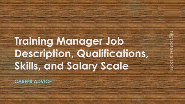 Training Manager Job Description Skills And Salary