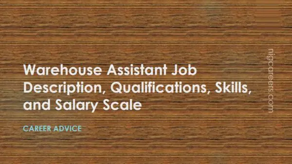 Warehouse Assistant Job Description
