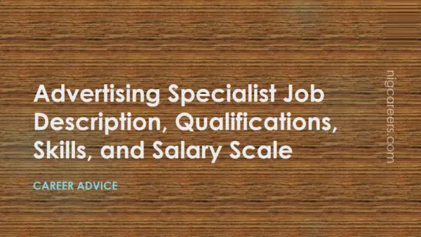 Advertising Specialist Job Description