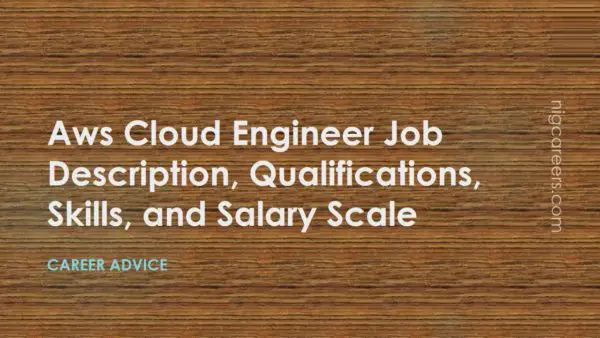 Aws Cloud Engineer Job Description