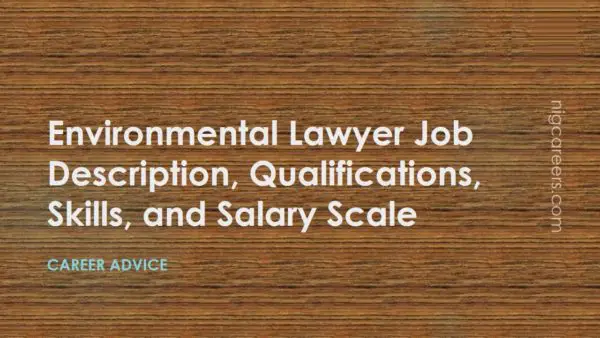Environmental Lawyer Job Description