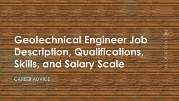 Geotechnical Engineer Job Description