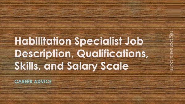 Habilitation Specialist Job Description