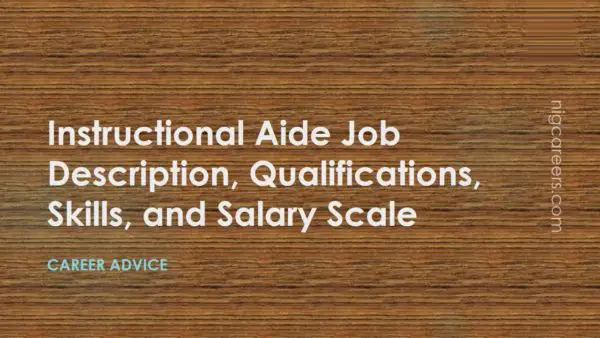 Instructional Aide Job Description