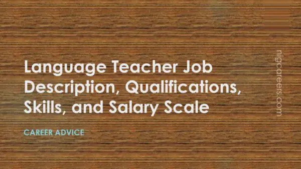 Language Teacher Job Description