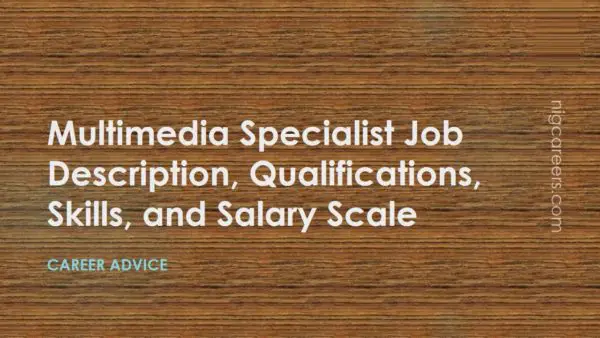 Multimedia Specialist Job Description