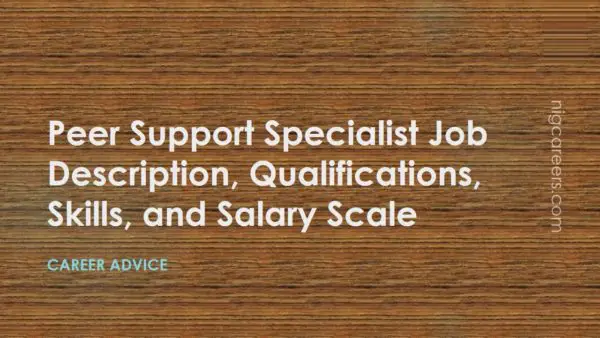 Peer Support Specialist Job Description