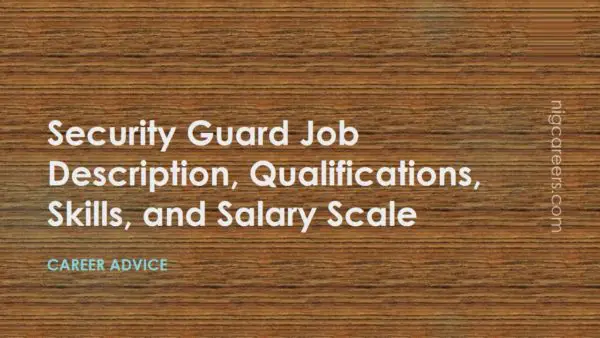 Security Guard Job Description