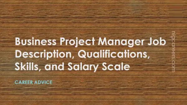 Business Project Manager Job Description