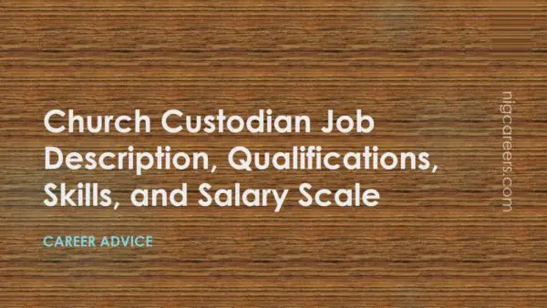 Church Custodian Job Description