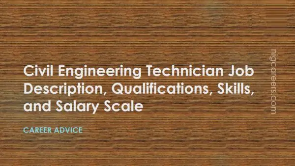 Civil Engineering Technician Job Description