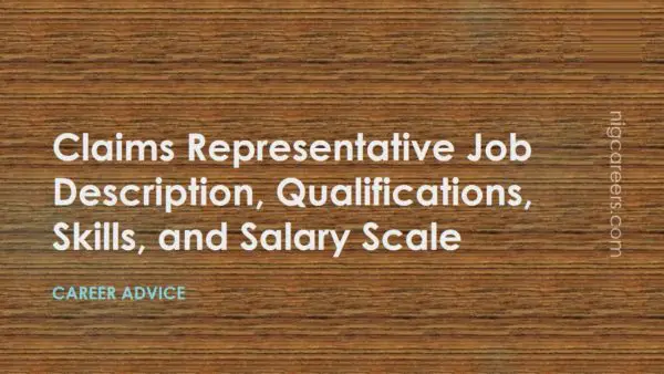 Claims Representative Job Description