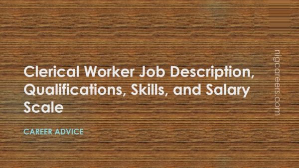 Clerical Worker Job Description