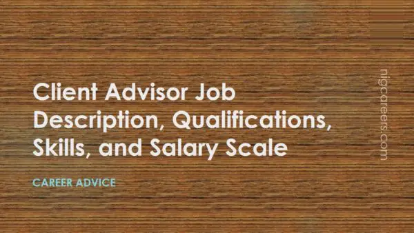 Client Advisor Job Description