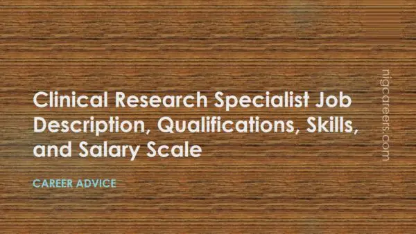 Clinical Research Specialist Job Description